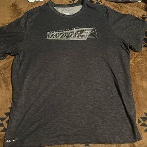 Nike Men's Just Do It Black Gray XL  Tee Shirt